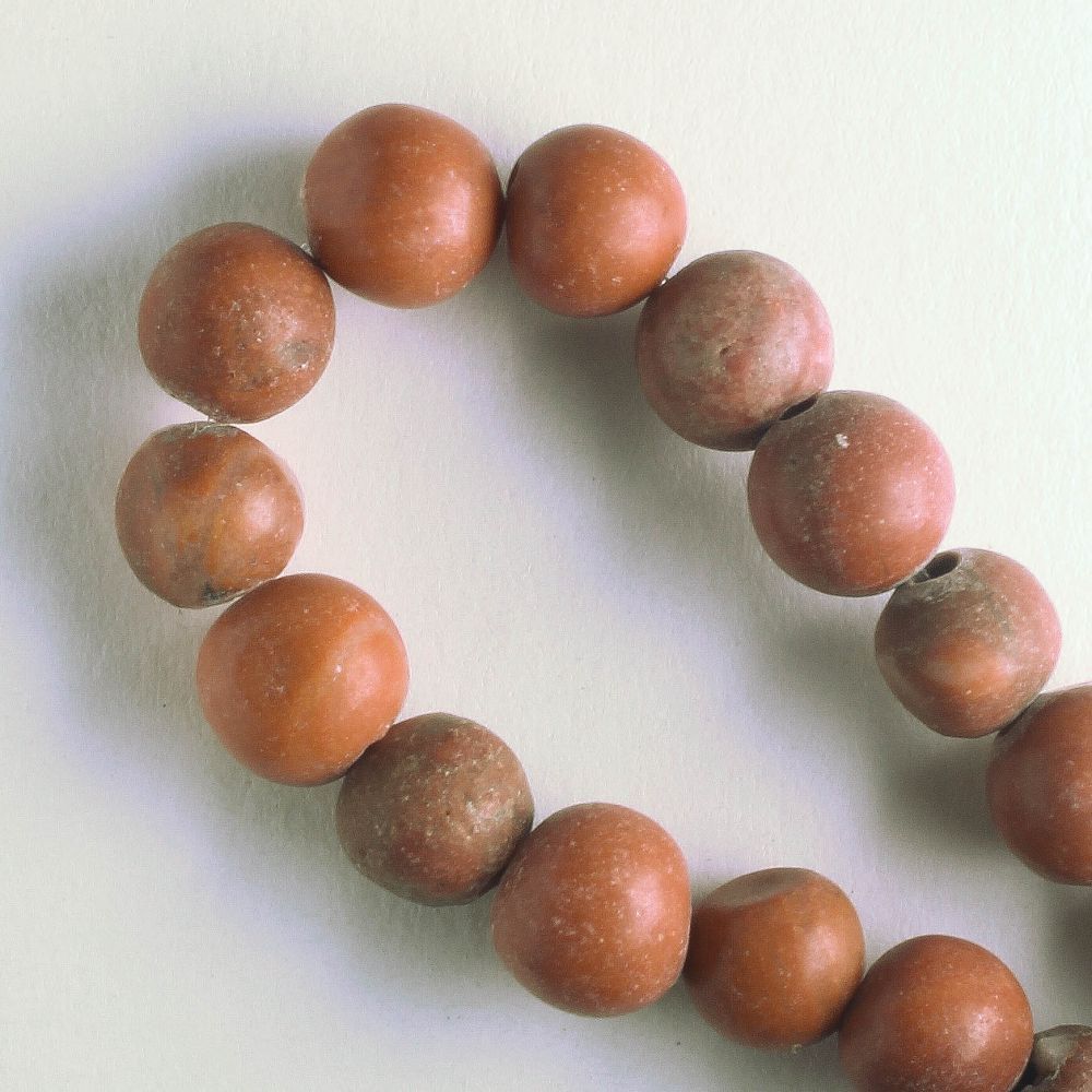 Red Italian "Onyx" - 8" strand