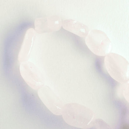 Rose Quartz, Dyed - 8" strand