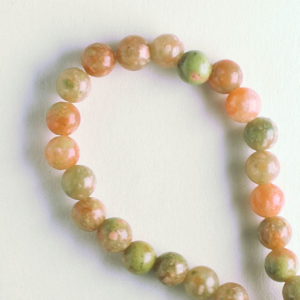 Autumn Jasper - 8" strand
