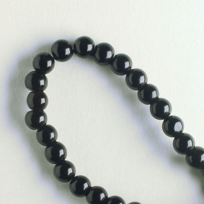 Black Obsidian - 8" strand