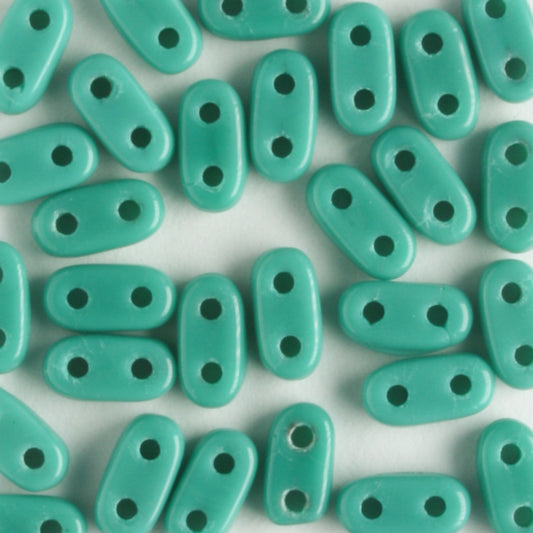 2 Hole Bar Persian Turquoise - 10 grams
