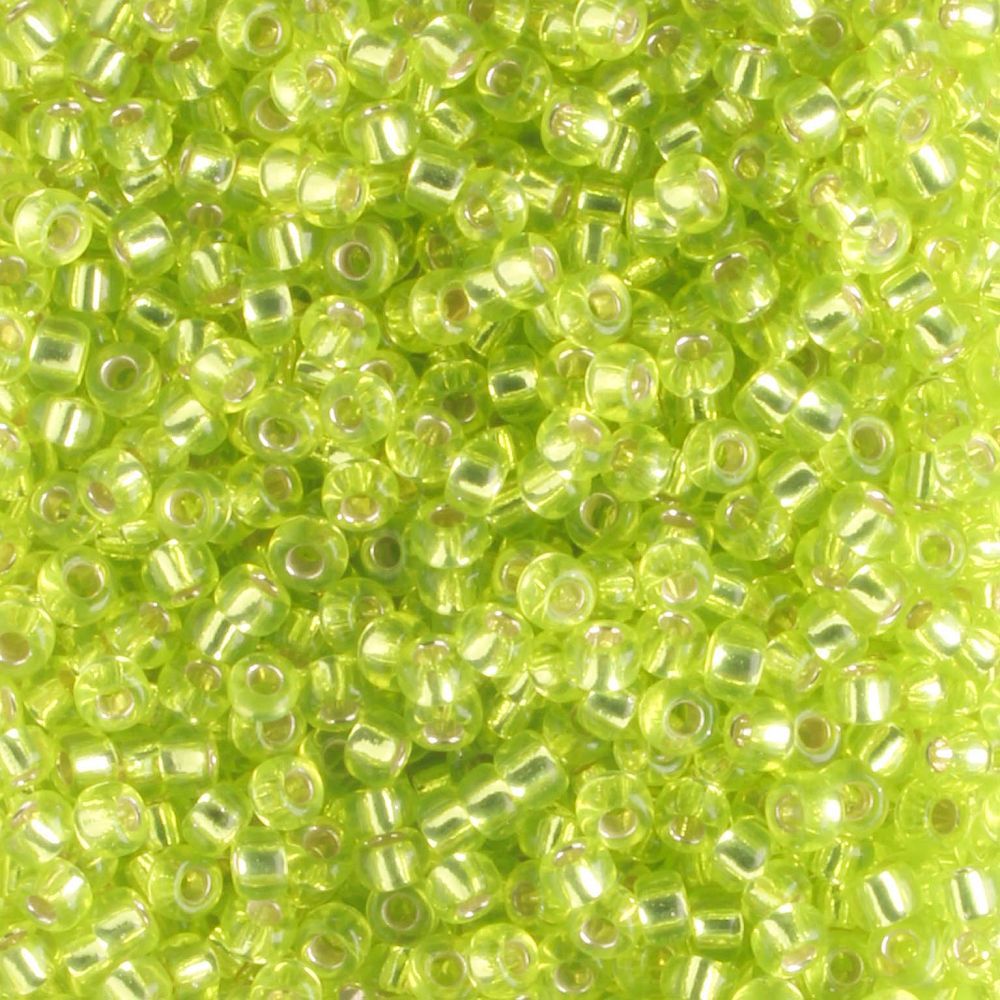 11-0014 Silver Lined Lime Green
