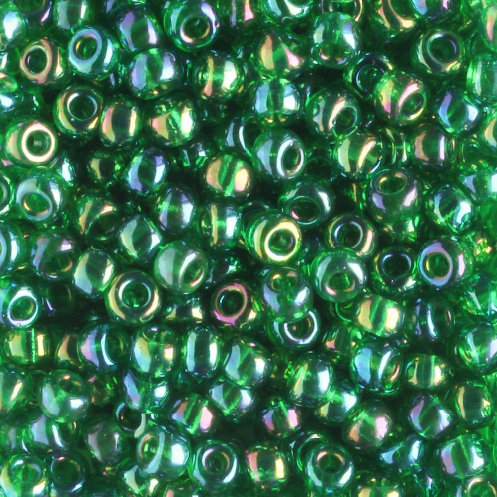 8-0179 Transparent Green Rainbow
