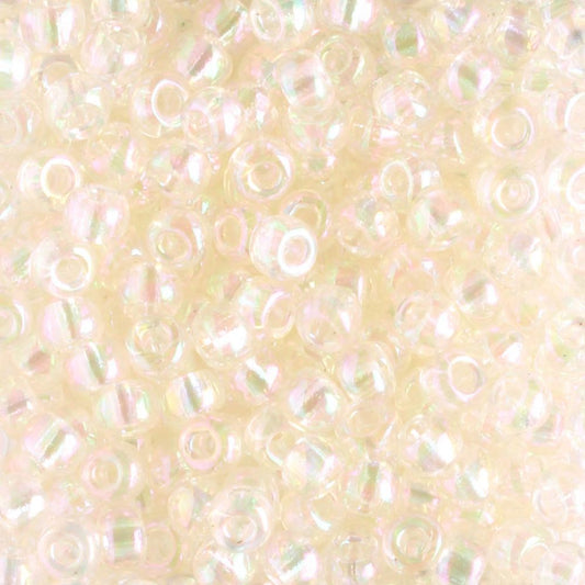 8-2442 Transparent Ivory Gold Luster