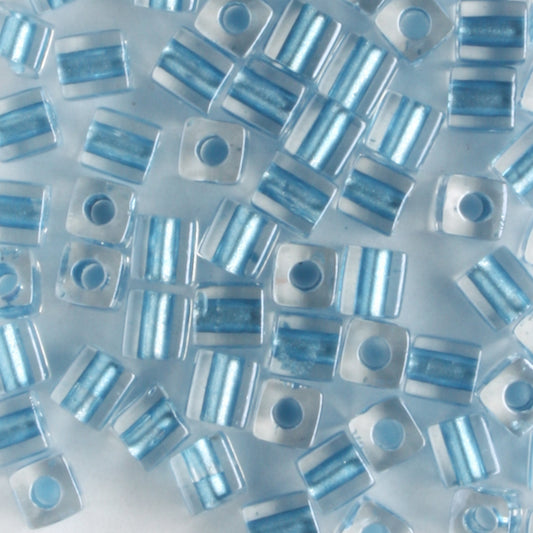 3mm Cube Sapphire Lined Crystal - 10 grams