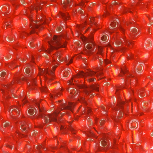 8-0010 Silver Lined Orange Red