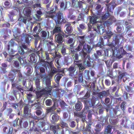 8-0274 Amethyst Lined Crystal AB