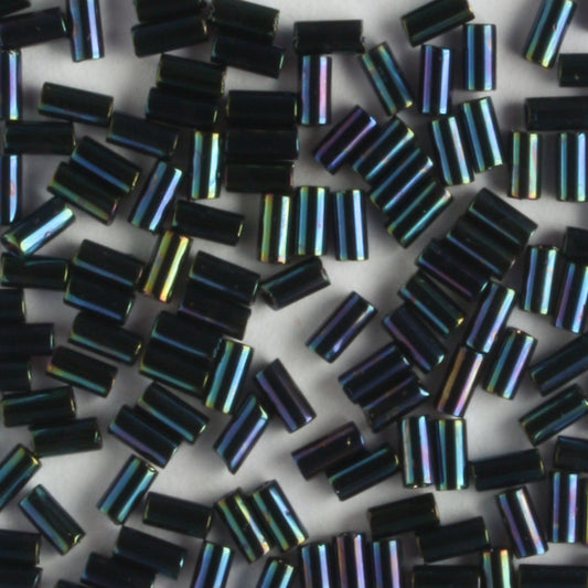 3mm Bugle Dark Blue Iris