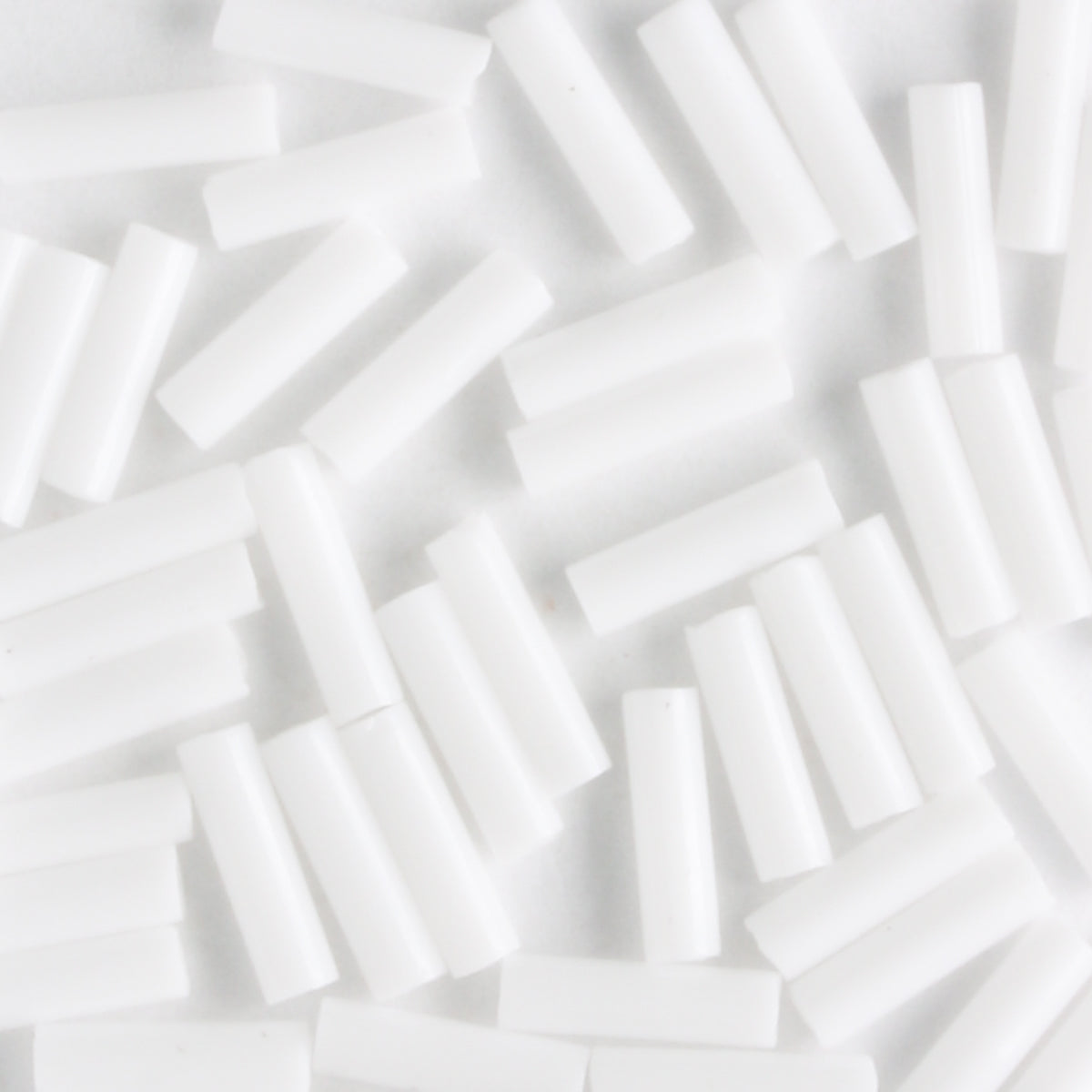 6mm Bugle Opaque White