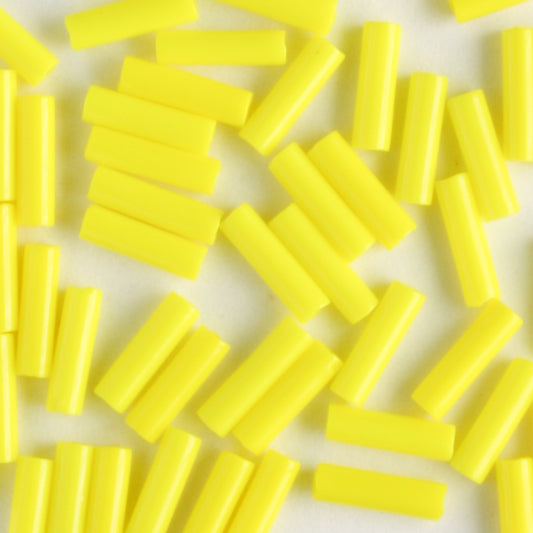 6mm Bugle Opaque Yellow