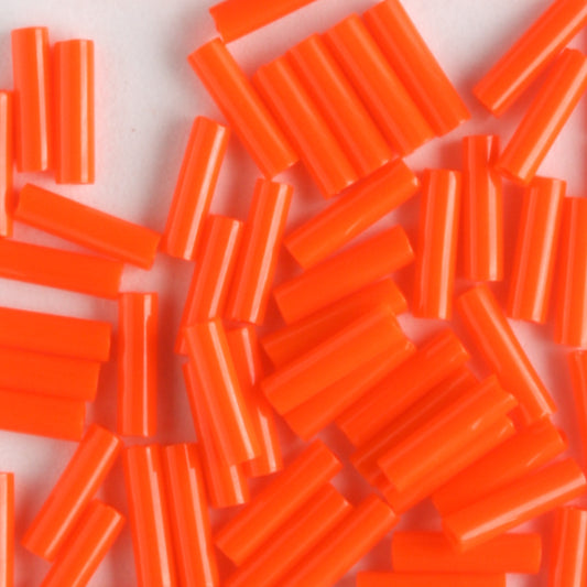 6mm Bugle Opaque Orange