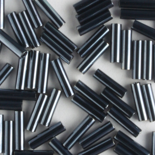 6mm Bugle Hematite
