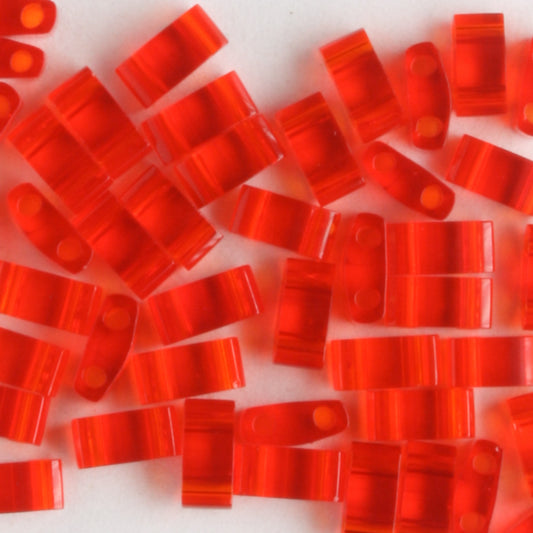 Half Tila Transparent Red