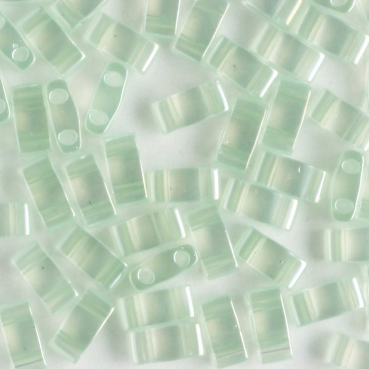 Half Tila Transparent Luster Sea Foam