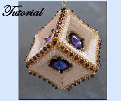 Shadow Box Cube Ornament Pattern - PDF