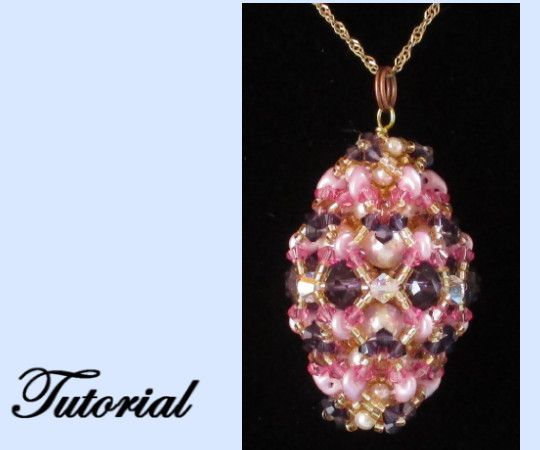 Victorian Era Pendant Pattern - PDF