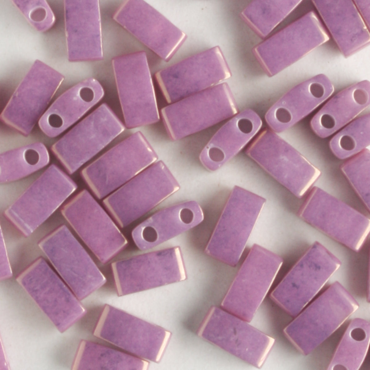 Half Tila Opaque Luster Lilac Gold
