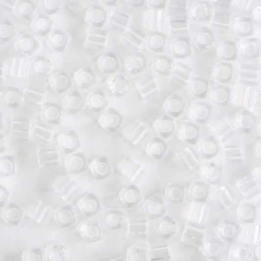 1.8mm Cube Transparent Crystal - 10 grams