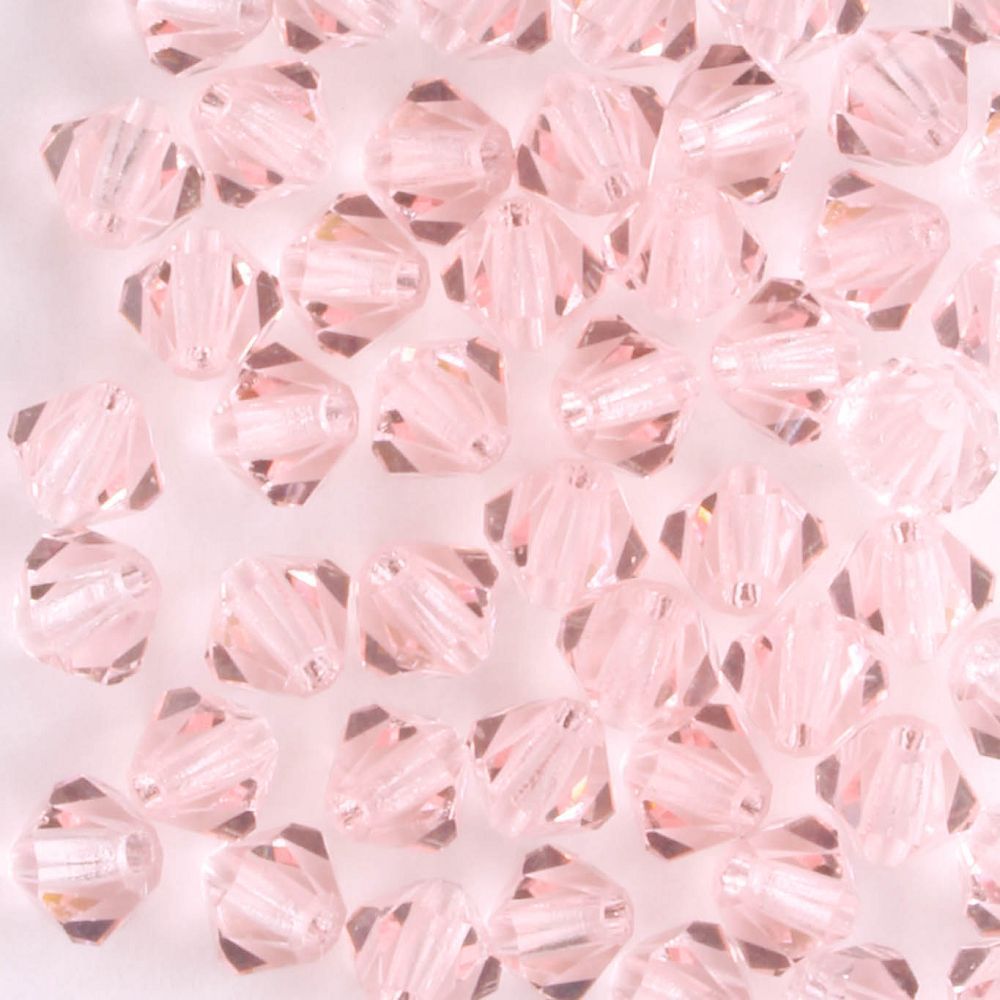 4mm Bicone Light Rose
