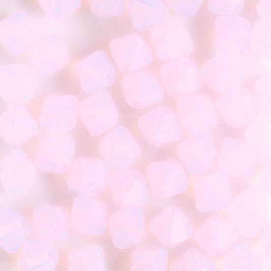 4mm Bicone Rose Opal