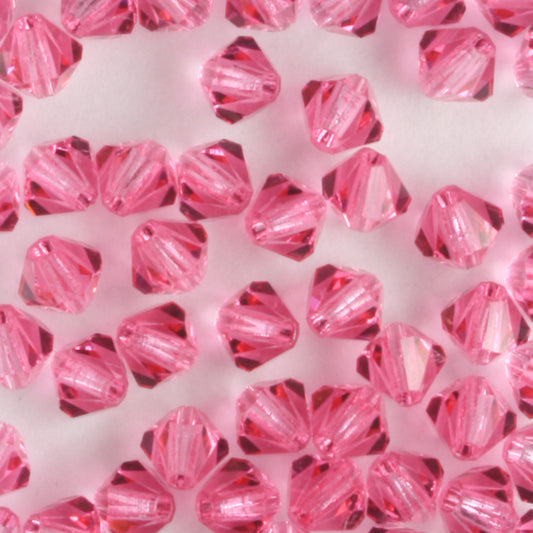 4mm Bicone Rose