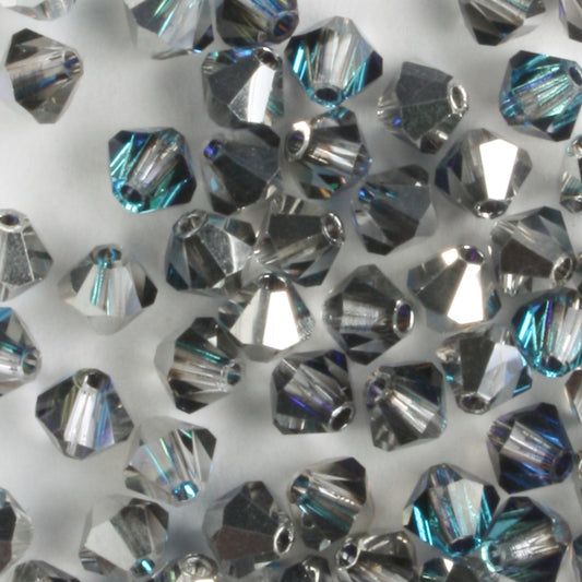 4mm Bicone Crystal Bermuda Blue