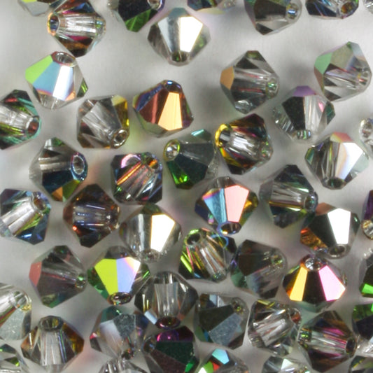 4mm Bicone Crystal Vitrail Medium