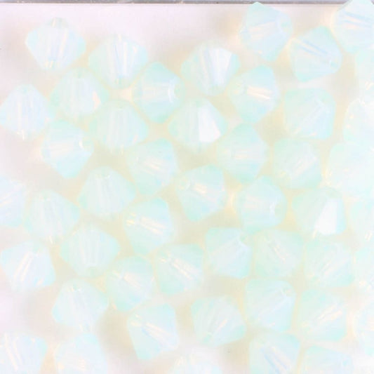4mm Bicone Chrysolite Opal