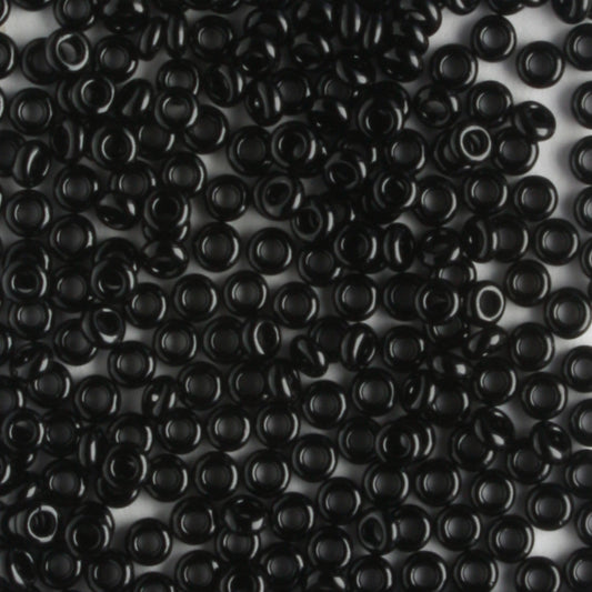 11/0 Demi Round Jet - 10 grams
