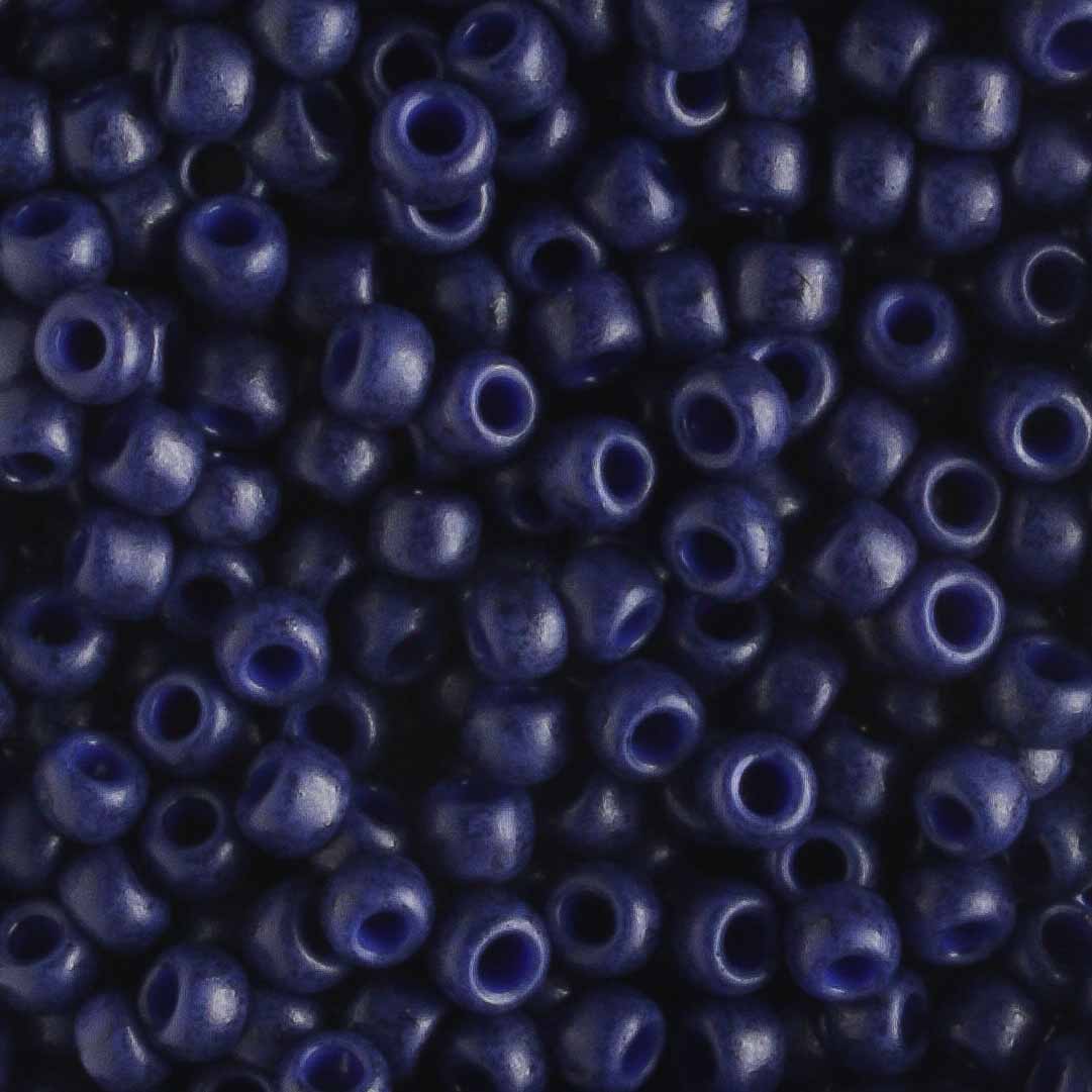8/0 Semi Glazed Navy Blue - 10 grams