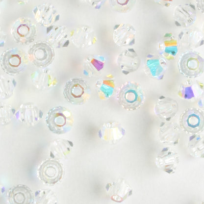 3mm Bicone Crystal AB