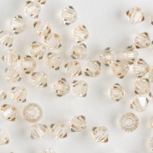 3mm Bicone Crystal Honey
