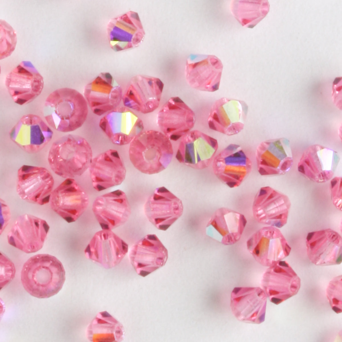 3mm Bicone Rose AB