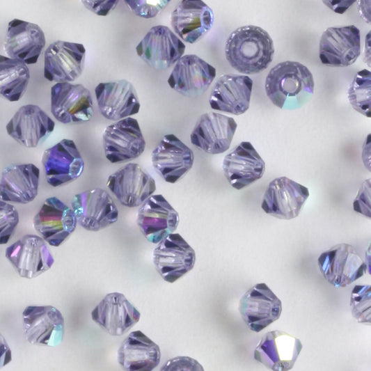 3mm Bicone Tanzanite AB