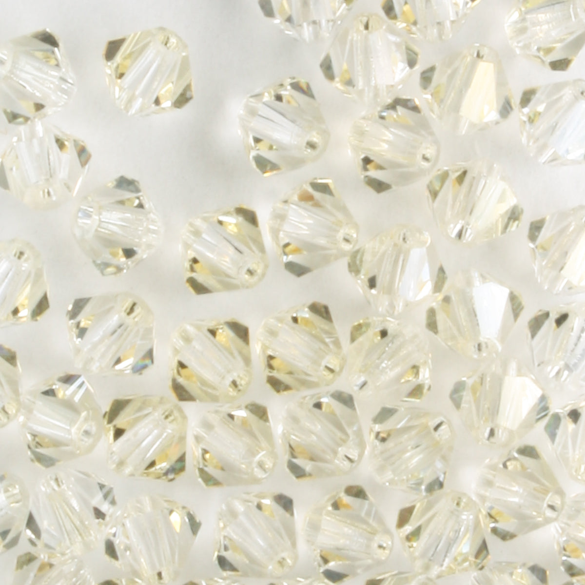 4mm Bicone Crystal Blond Flare
