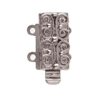 2 Strand Clasp Silver