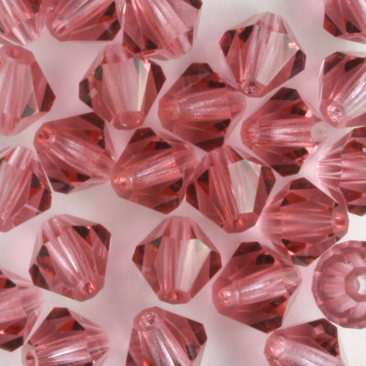 6mm Bicone French Rose