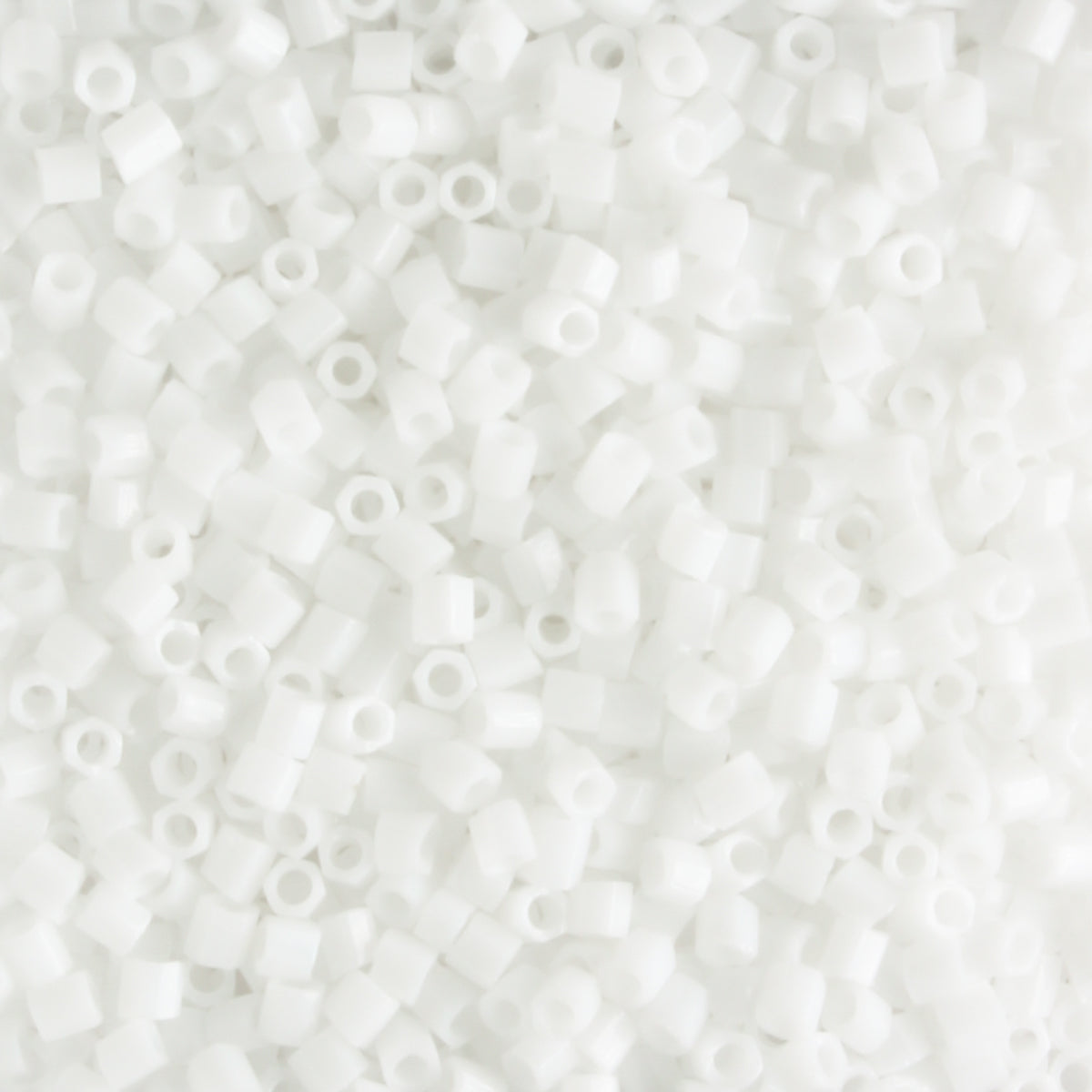 15/0 Hex Opaque White - 5 grams