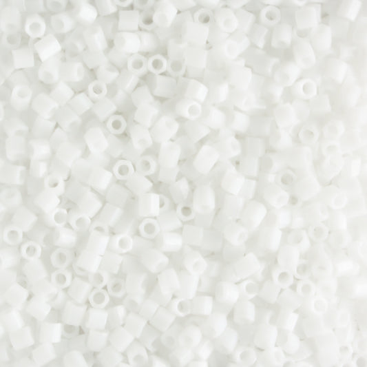 15/0 Hex Opaque White - 5 grams