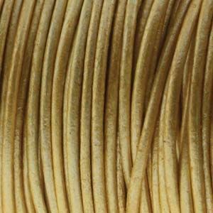 1mm Leather Metallic Gold - foot
