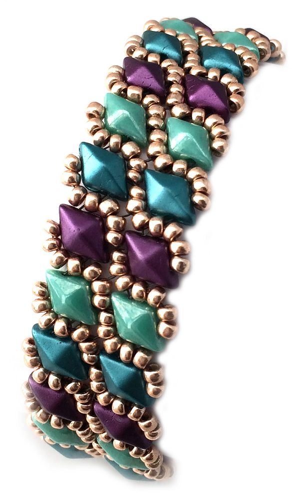 Diamonesque Bracelet Pattern - PDF