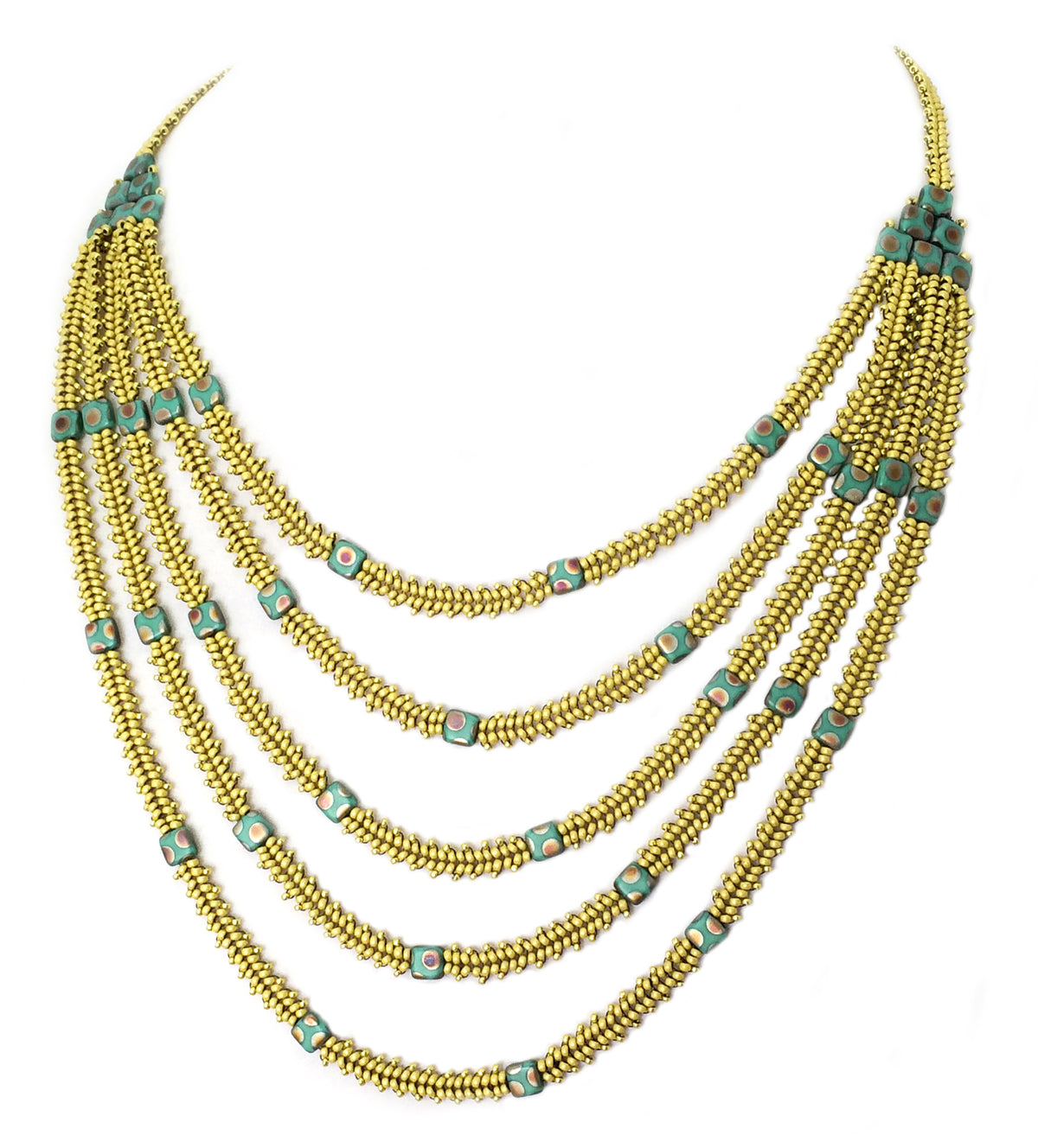 Ellipse Necklace Pattern - PDF