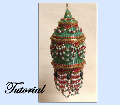 Bead Jeweled Box Pattern - PDF