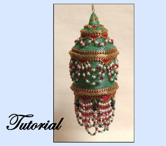 Bead Jeweled Box Pattern - PDF