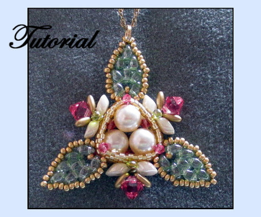 Trillium Pendant Pattern - PDF
